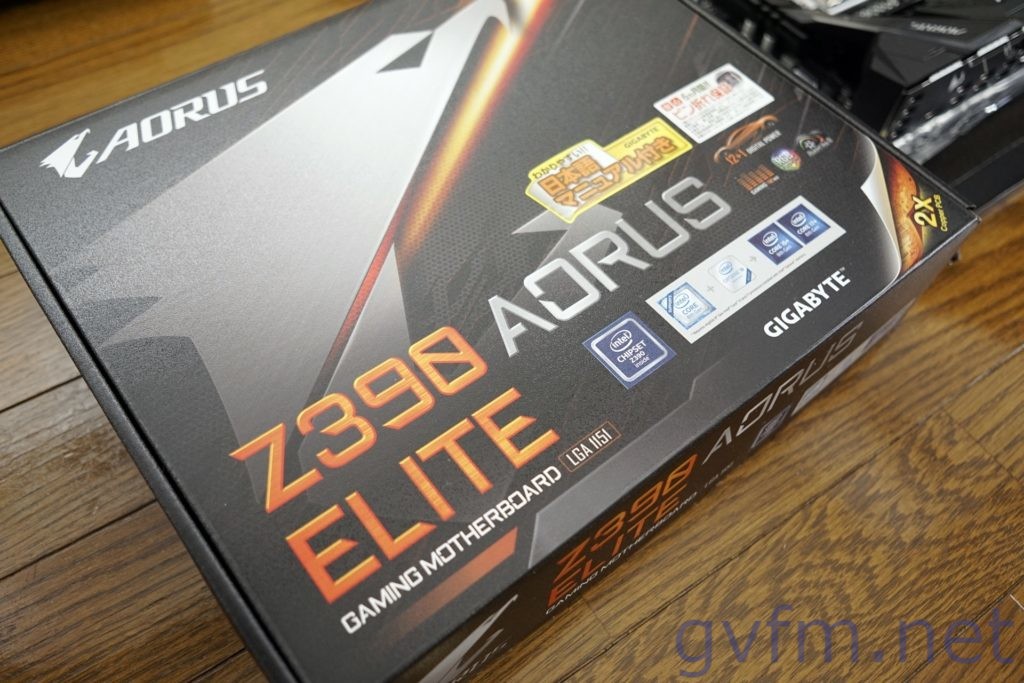 ザーボード-gigabyte-z390-AORUS-ELITE-パッケージ表