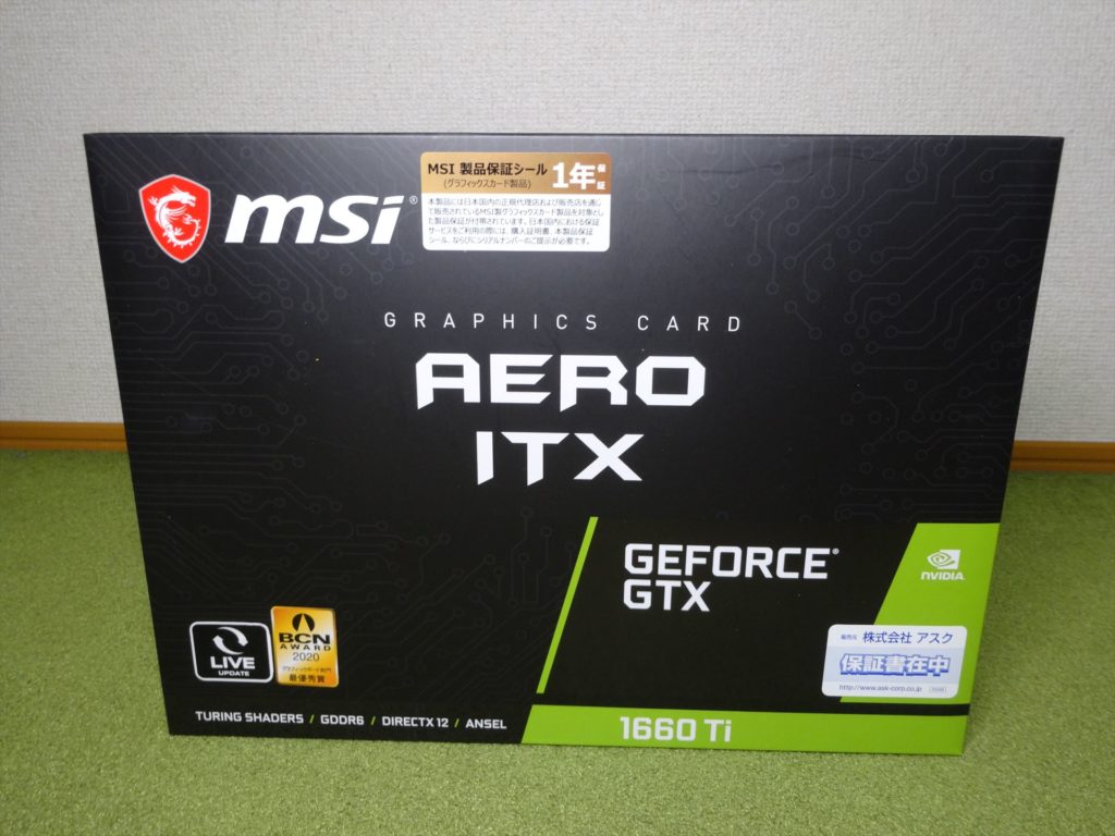 MSI GeForce GTX 1660 Ti AERO ITX 6G