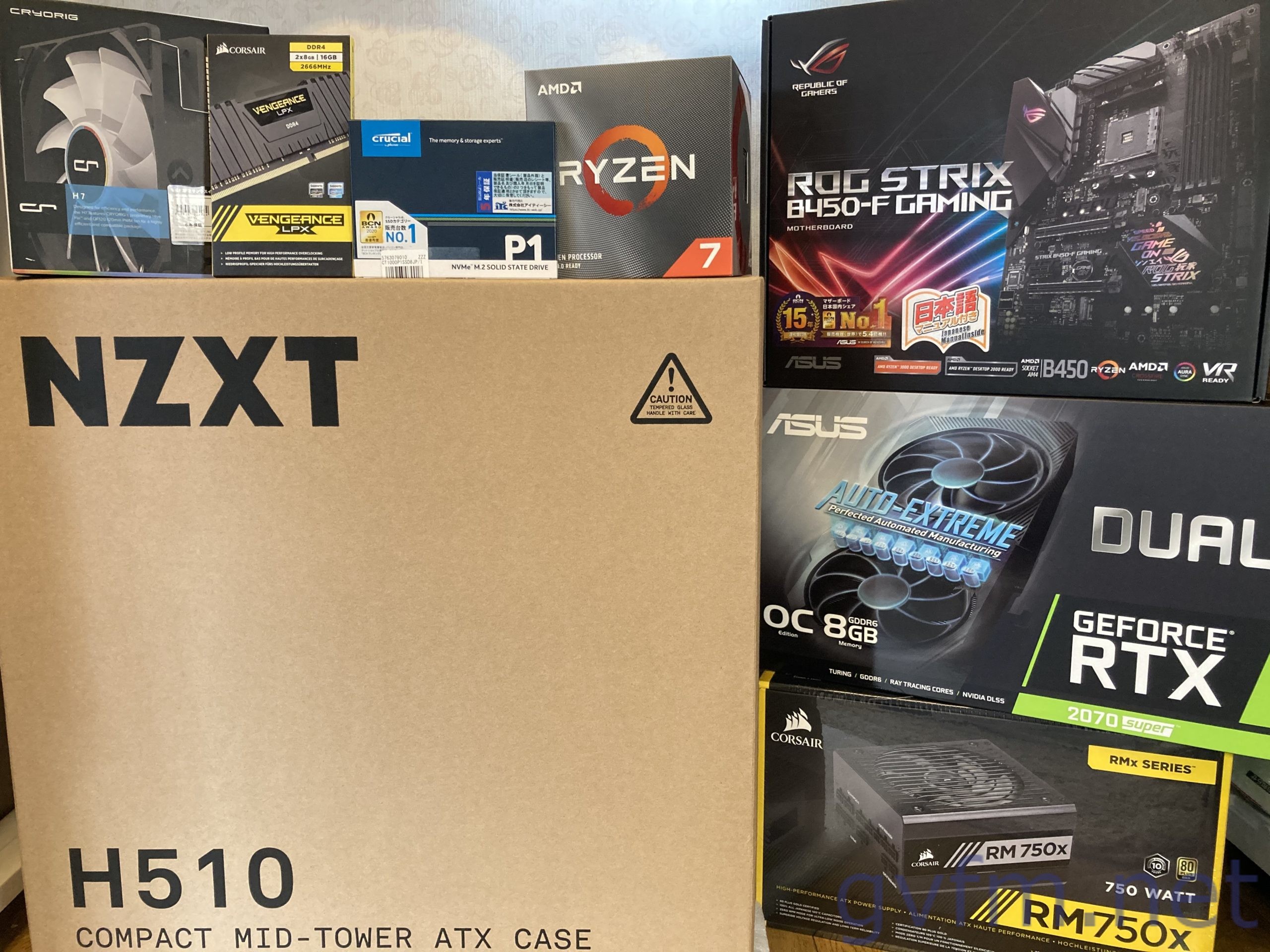 自作PC Ryzen7 3700X 32GB GTX1080ti SSD1TB - ゲーミングデスクトップ